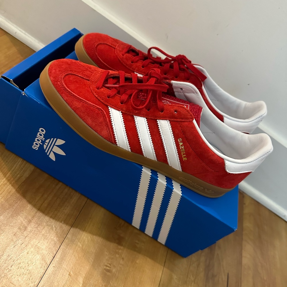 Red Adidas Gazelle
